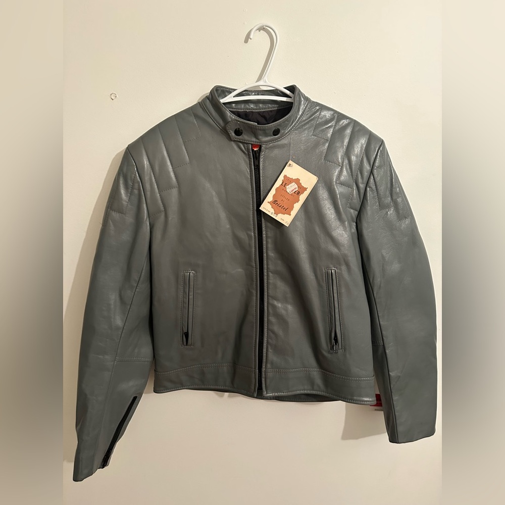 BRISTOL leather riding jacket